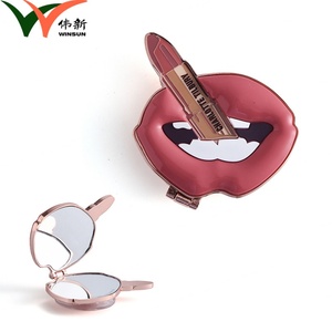 กระจกพับรูปทรงริมฝีปากสีแดงแฟชั่นเซ็กซี่ - Product Image 2