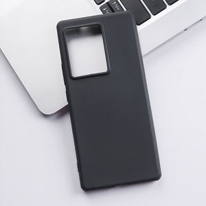 Funda Impermeable Económica de Color Negro Mate para <span class=keywords><strong>ZTE</strong></span> Note 40X 5G 40 Pro Plus Hot 50 4G Pro+ A7S 2020, Funda Protectora de Silicona TPU Suave para Teléfono Móvil - Product Image 1