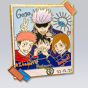 เข็มกลัดโลหะเคลือบลายจูจุตสึไคเซ็น พร้อมโลโก้สั่งทำ ตัวละครอนิเมะญี่ปุ่น งานฝีมือ ผลิตเข็มกลัดอนิเมะสร้างสรรค์ - Product Image 2