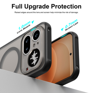 Coque arrière magnétique antichoc de protection intégrale pour Nothing Phone 4A Pro, finition mate, toucher agréable, étui pour <span class=keywords><strong>téléphone</strong></span> portable - Product Image 3