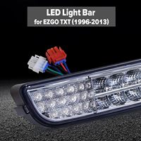 Kit de barre de phares LED et ensemble de feux arrière avec faisceau de câblage et interrupteur pour voiturette de golf E-Z-GO TXT 1996-2013
