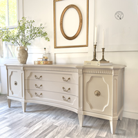 Meuble TV en bois massif de style crème français américain moderne Simple salon petit ménage casier meubles personnalisation
