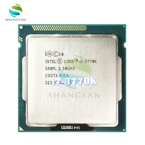สำหรับ Intel Core I7-3770K I7 3770K 3.5 GHz โปรเซสเซอร์ CPU Quad-Core 8M 77W LGA 1155