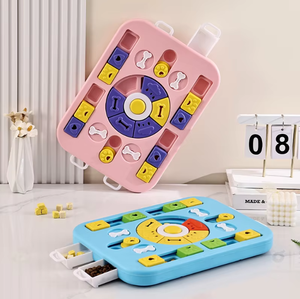 ชามใส่อาหารสุนัขทรงสี่เหลี่ยมใหม่เป็นมิตรต่อสิ่งแวดล้อมทันสมัยป้อนอาหารช้าออกแบบป้องกันสำลักแบบโต้ตอบป้องกันการท้องอืด - Product Image 4