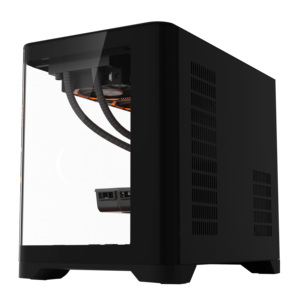 Mid Tower Desktop with Lcd Side Glass <strong>White</strong> <strong>Pc</strong> Casing Cpu Cabinet Atx Acrylic Cooling Gaming Computer <strong>case</strong> - Product Image 2
