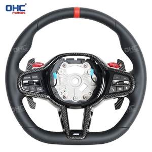 <span class=keywords><strong>Volant</strong></span> personnalisé en fibre de carbone véritable pour <span class=keywords><strong>BMW</strong></span> CS 2024 F30 G20 G30 E60 E46 F10, <span class=keywords><strong>volant</strong></span> sport en cuir OHC Motors - Product Image 5