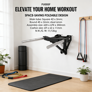 VIGFIT <span class=keywords><strong>Barra</strong></span> de Flexiones Plegable para Montar <span class=keywords><strong>en</strong></span> la Pared, Ahorra Espacio, Equipo de <span class=keywords><strong>Calistenia</strong></span> para Entrenamiento <span class=keywords><strong>en</strong></span> Espacios Pequeños - Product Image 2