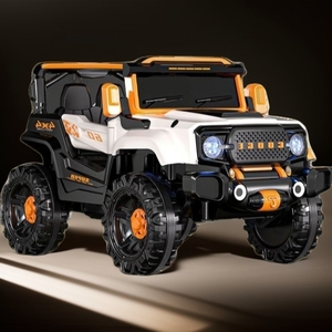 Unisex 6V/7A Batterie Elektroauto Spielzeug für Kinder <span class=keywords><strong>2</strong></span>-Sitzer ABS Kunststoff Fernbedienung Allradantrieb Offroad-Auto - Product Image 6