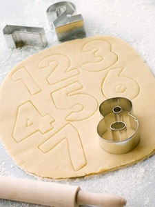9pcs Stainless Steel <b>Cookie</b> <b>Cutters</b> Large Number Fondant Cake Decorating Tool Set Oven Dishwasher Safe - Product Image 3