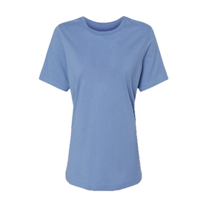 T-shirt à manches courtes col rond pour femme, style streetwear, respirant, écologique, en molleton uni 280g gris - Product Image 1