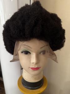 Система YONNA Afro Curl для мужчин с черной кожей головы: короткие сменные пряди из бразильских волос Remy, парик-накладка на всю голову с афро-кучерявыми волосами, полностью кружевной (full lace) - Product Image 5
