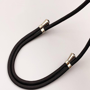 Tùy chỉnh luxuray thương hiệu điện thoại da tay còn lại Chuỗi Móc Chìa khóa thêu Keychain dây đeo cổ tay dây buộc - Product Image 5