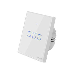 SONOFF-interruptor inteligente T2 RF 433, Control táctil con 2 entradas de pared, funciona con Alexa y <span class=keywords><strong>Google</strong></span> Home, para UE y EE. UU. - Product Image 4