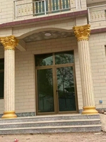 Colonne romaine en plastique ABS haut de gamme la plus vendue Coulée de pilier en béton Décor ménager élégant pour la maison de construction en ciment