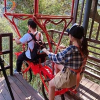 Equipo de Parque de Atracciones Diversión Parque Paseos Turísticos Juegos de turismo Paseos en bicicleta de aire Ciclos Zip Line Bike