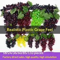 Simulatie Fruit Druivencluster Binnendecoratie Plafonddecoratie Zachte PVC Vorst Druiven Kunstfruit Model Rekwisieten