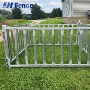 Panneaux pour bétail à connexion rapide : Assemblage sans effort <span class=keywords><strong>avec</strong></span> des poteaux standard, économise des heures de temps d'installation - Product Image 1