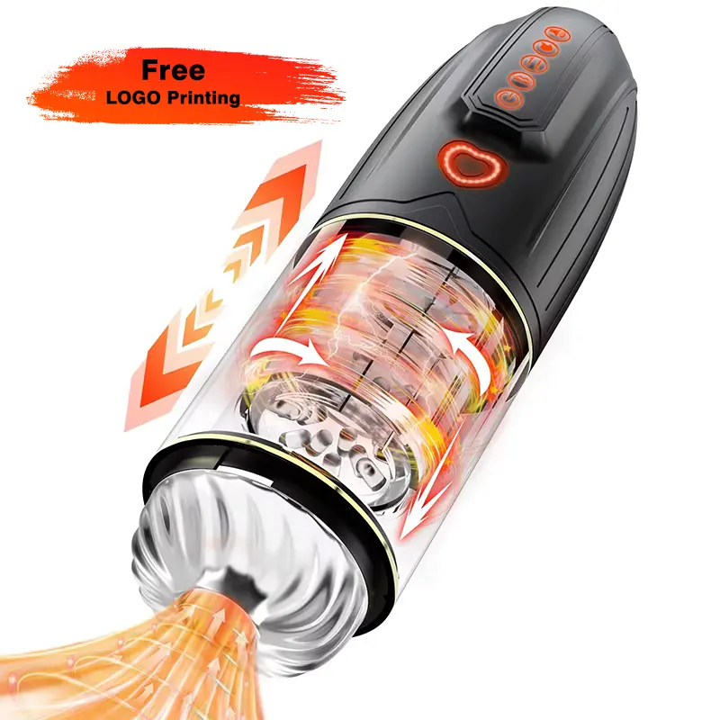 Hands-free Auto Male Masturbator Electric Stroker Stimulator Thrusting Rotating Sucking Automatic Masturbation Cup For Men