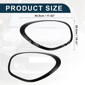Bmw Mini R60 Headlight Trim Frame 51139801573 <b>Abs</b> Material For Driver And Passenger Side - Product Image 4