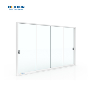 Porte coulissante en verre sans cadre pour balcon, patio, entrée avec système de rail en acier inoxydable - Product Image 6