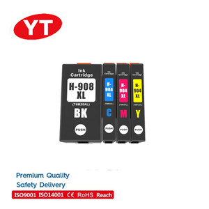 Yelbes 908 904 904XL 908XL Cartouche d'encre à jet d'encre compatible couleur Premium pour imprimante HP <span class=keywords><strong>OfficeJet</strong></span> <span class=keywords><strong>Pro</strong></span> <span class=keywords><strong>6970</strong></span> - Product Image 1