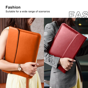 Funda Delgada y Portátil para Laptop de Cuero Duradero con Cierre Magnético, Estilo Empresarial Simple para MacBook <span class=keywords><strong>Pro</strong></span> <span class=keywords><strong>14</strong></span> y <span class=keywords><strong>Huawei</strong></span> <span class=keywords><strong>MateBook</strong></span> <span class=keywords><strong>14</strong></span> - Product Image 2