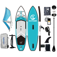 Skatinger OEM OEM Kite Surf Vente Chaude L Sail Kite Wing pour Windsurf Paddle Board pour les eaux offshore Fabriqué à partir de PVC Drop Stich