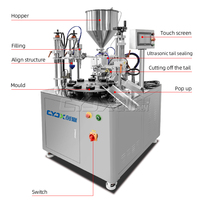 Machine de remplissage automatique de tubes souples CYJX, crème cosmétique, dentifrice, pommade, machine de remplissage et de scellage de tubes en plastique et en aluminium