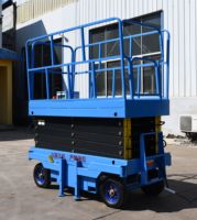 Plateforme élévatrice à ciseaux mobile électrique hydraulique pour travaux de construction