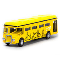 Vente en gros alliage de zinc personnalisé mini Angleterre bus retirer voiture jouet