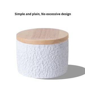 Hiện đại sang trọng Pet urn chống ẩm tre xi măng <span class=keywords><strong>Jar</strong></span> cho chó mèo tưởng niệm tang lễ Nguồn cung cấp Hỏa Táng tro pet của cái chết thực phẩm - Product Image 6