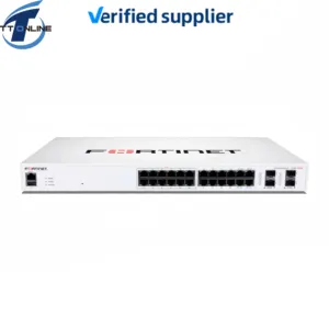 مفتاح Fortinet ، 24 x FortiGate مع منافذ RJ45 الأصلية الجديدة