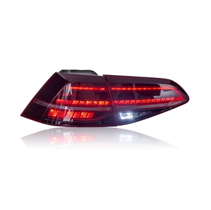 Nouveaux feux arrière à LED pour VW <span class=keywords><strong>Golf</strong></span> <span class=keywords><strong>7</strong></span>/<span class=keywords><strong>7</strong></span>.5, Plug-and-Play, clignotants séquentiels, feux <span class=keywords><strong>stop</strong></span>, fonction marche arrière, option de personnalisation automobile - Product Image 1