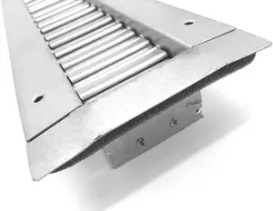 亜鉛メッキ鋼スパイラルダクトエアベントグリルカバー調整可能な単一偏向HVACエアサプライ