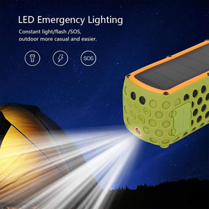 Altavoz de Energía Solar 2022, Nuevo Producto, Altavoz Inalámbrico Bluetooth 4.0 con Sonido Estéreo de Alta Fidelidad, Manos Libres, Resistente al Agua IPX5, con Linterna - Product Image 2