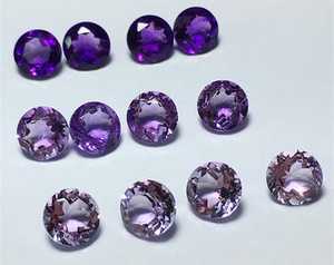 Catégorie de produit Pierre gemme lâche facettée ronde d'améthyste africaine naturelle 3mm-7mm - Product Image 6
