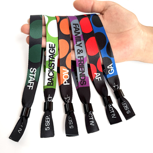 Pulseras de Tela Sublimadas Personalizadas Baratas al por Mayor para Eventos, Pulseras Impresas para Festivales, Pulseras de Tela <span class=keywords><strong>totwoo</strong></span> - Product Image 1