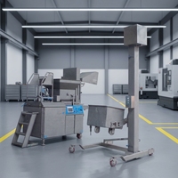 Machine à fabriquer des galettes de viande LI ZHI, contrôle par écran tactile, machine à galettes de bœuf, machine automatique à former des hamburgers AMF600-V, moteur