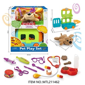 Ensemble de simulation d'animaux pour enfants : <span class=keywords><strong>Jouet</strong></span> de docteur <span class=keywords><strong>vétérinaire</strong></span> pour chien, pour jeu de rôle et de simulation en maternelle - Product Image 2