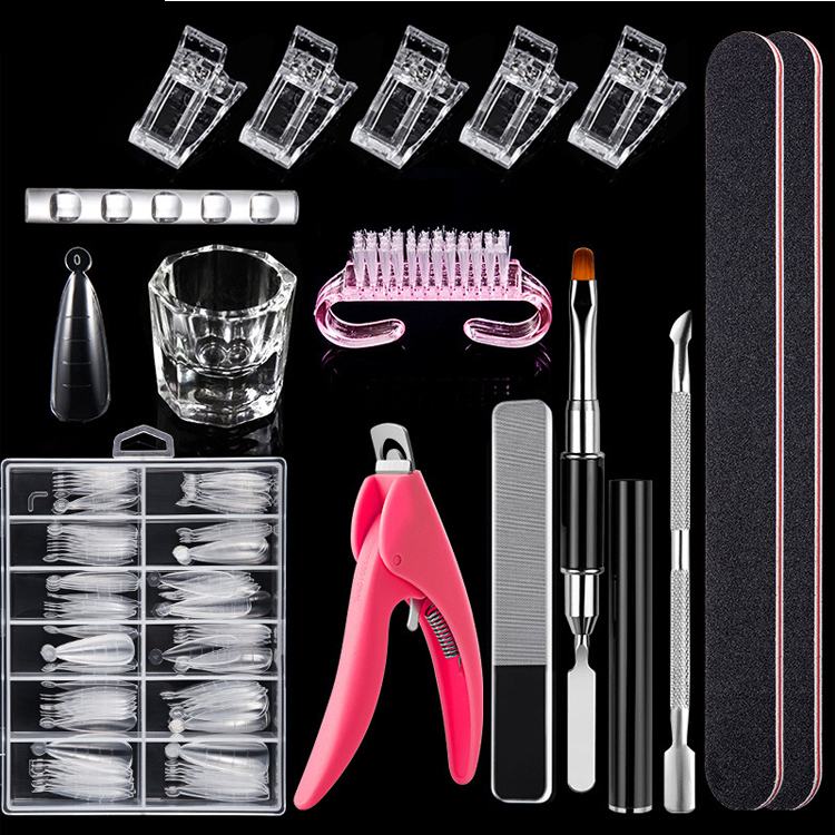 #4 120PCs Conjunto grande de uñas