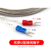 Sonde de capteur de température de Thermocouple de Type K/E/J de rondelle de trou de 5/6mm câble de 1M-5M pour le contrôleur de température industriel
