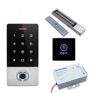 Biometric <strong>Fingerprint</strong> <strong>Access</strong> <strong>Control</strong> TF1 ID Card <strong>Reader</strong> With EM Lock Exit Button Touch Keypad Waterproof Door <strong>Access</strong> <strong>Control</strong> Kit - Product Image 1