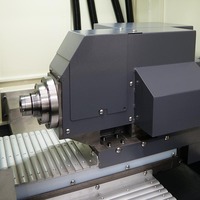 Mesin bubut cnc B20 tipe Swiss headstock geser poros ganda produsen mesin bubut cnc