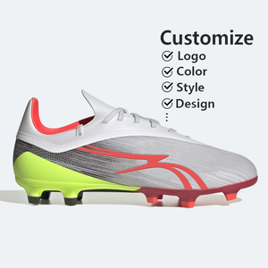 Personalizado OEM alto tobillo profesional precio barato <span class=keywords><strong>botas</strong></span> de fútbol de césped <span class=keywords><strong>artificial</strong></span> zapatos de fútbol <span class=keywords><strong>para</strong></span> los hombres - Product Image 4