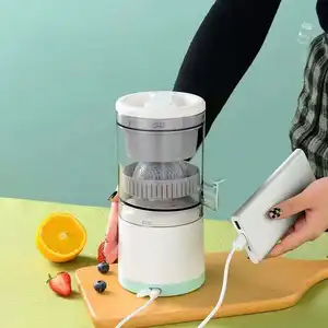 Pembuat jus elektrik, mesin pembuat jus elektrik pribadi portabel, Juicer buah dan Blender 2 in 1 dengan cangkir 400ml