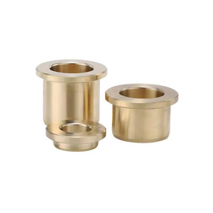 Personnalisé CNC Usinage Bronze Laiton Acier Inoxydable Bride <span class=keywords><strong>Roulement</strong></span> Manchon 6mm 8mm 10mm 12mm 15mm Bride Douille Épaulement Rondelle - Product Image 2