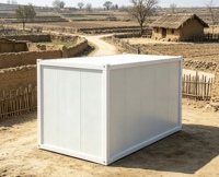 Maison conteneur préfabriquée de 20 pieds, bureau à domicile, bureau, ou unité d'habitation complémentaire en kit