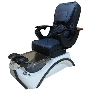 Modern Luxury Beauty Salon Furniture Pipeless Whirlpool Foot Spa Massage Manicure Pedicure Chair For Nail Salon
