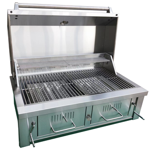 Barbecue de cuisine d'extérieur en acier inoxydable Barbecue à charbon de bois Hauteur réglable Conception sans fumée pour usage domestique - Product Image 1