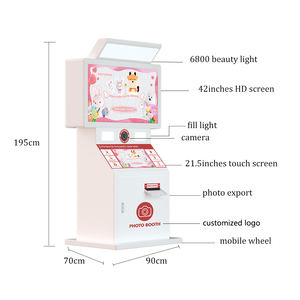 Autoservicio Personalizado Fotomatón Comercial Tomar Álbum Impresión Instantánea Id Selfie Fotomatón Máquina Fotomatón - Product Image 2